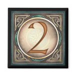 Style A, "2" - Celtic Number Magnets
