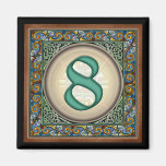 Style B, "8" - Celtic Number Magnets