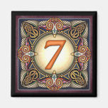 Style C, "7" - Celtic Number Magnets