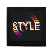 Style color twirl gift box
