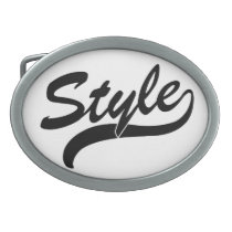 Style cursive belt buckle belt buckles
