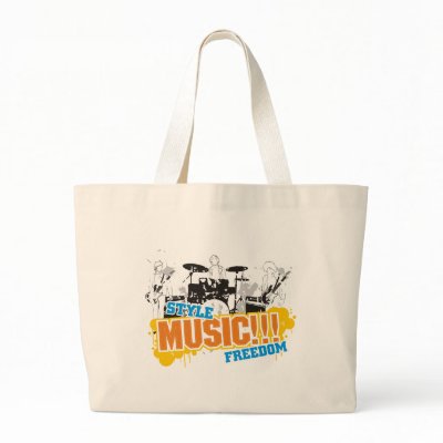 Style ... Music ... Freedom ... Canvas Bags by nitinsarkar