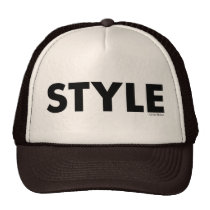 style, typography, text, type, text design, Trucker Hat with custom graphic design