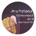 Stylin' City Girl :: Return Address Label Stickers by mrssocolov2 Stylin' City Girl :: Return Address Label Stickers