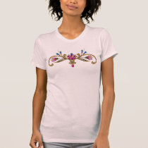 shirt, tee-shirt-shirt, women, bella, plus, size, pink, birthday, wedding, T-shirt/trøje med brugerdefineret grafisk design