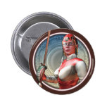 Stylin' Space Pirate Round Button