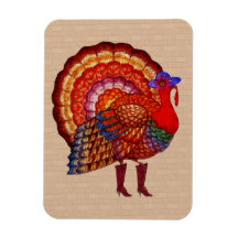 Styling Turkey Flexible Magnet