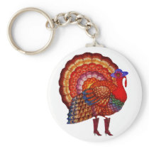 Styling Turkey Key Chain