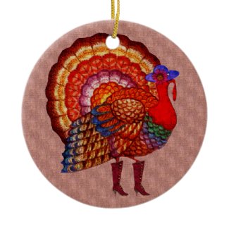 Styling Turkey ornament