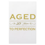 Stylish 50th Birthday Gifts Custom Stationery
