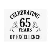 Stylish 65th Birthday Gift Ideas Post Card