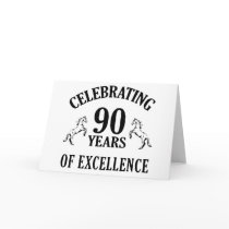 Stylish 90th Birthday Gift Ideas Card