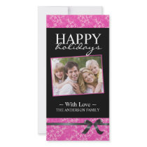 Stylish and Bold Christmas Photo Card