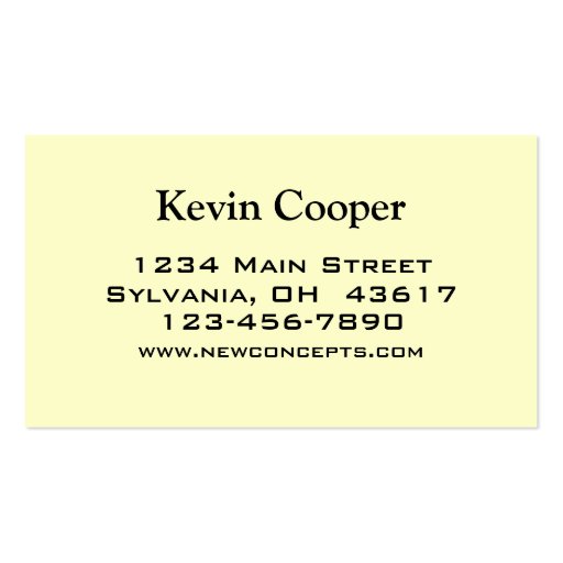 Stylish and Modern Business Card Template (back side)