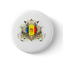 Stylish Andorra Pinback Button
