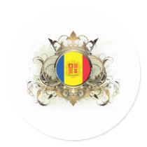 Stylish Andorra stickers