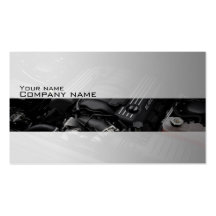 Stylish auto repair business card