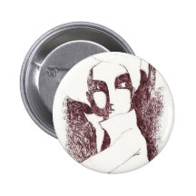 stylish b/w portrait button