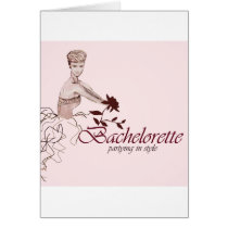 Stylish bachelorette party cards