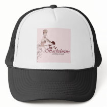 Stylish bachelorette party trucker hat
