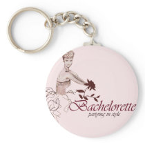Stylish bachelorette party key chains