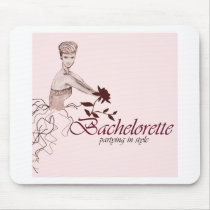 Stylish bachelorette party mouse pad