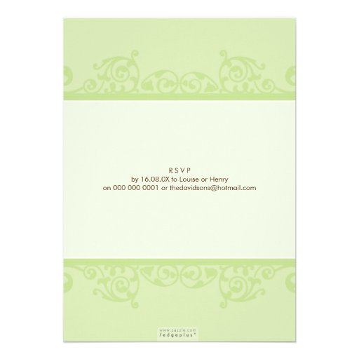 STYLISH BAPTISM INVITES :: elegant 1P