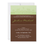 STYLISH BAPTISM INVITES :: elegant 1P