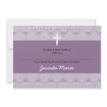 STYLISH BAPTISM INVITES :: pretty 5aL