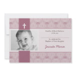 STYLISH BAPTISM INVITES :: pretty 8aL