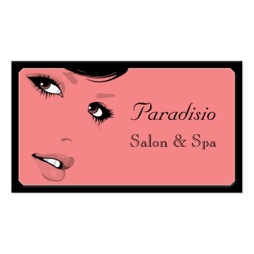 Stylish Beauty Salon and Spa Business Card