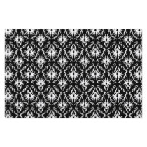 Stylish Black and White Damask Pattern. Full Color Flyer