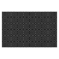 Stylish, black and white spiral design. flyer