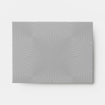 Stylish, black circles design. Custom Envelope