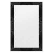 Stylish, black circles design. Custom Custom Stationery