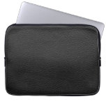 Stylish Black Printed Pattern. Computer Sleeve