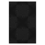 Stylish, black spirals design. flyer