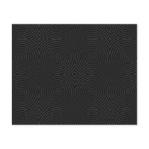 Stylish, black spirals design. full color flyer