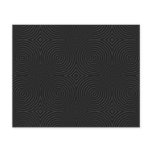 Stylish, black spirals design. full color flyer