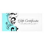 STYLISH & BOLD GIFT CERTIFICATE CUSTOM RACK CARD