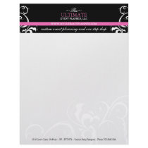 Stylish + Bold Wedding Planner Letterhead by colourfuldesigns Stylish + Bold Wedding Planner Letterhead