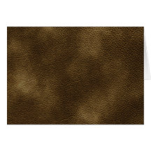 Stylish Brown Printed Pattern. Greeting Cards