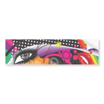Stylish bumper stickers