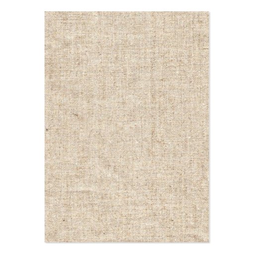 Stylish Burlap Texture Earring Display Cards Business Card (back side)