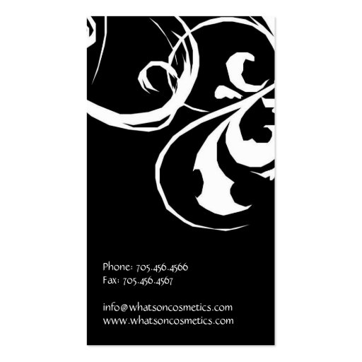 Stylish Business Card (back side)