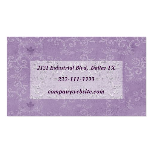 Stylish Business Card (back side)