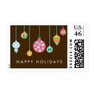 Stylish Christmas Tree Ornaments stamp
