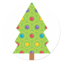 Stylish Christmas Tree stickers