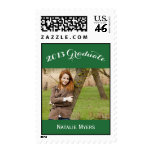 Stylish Collage Custom Graduation Stamp stamps