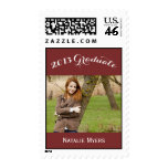 Stylish Collage Custom Graduation Stamp stamps